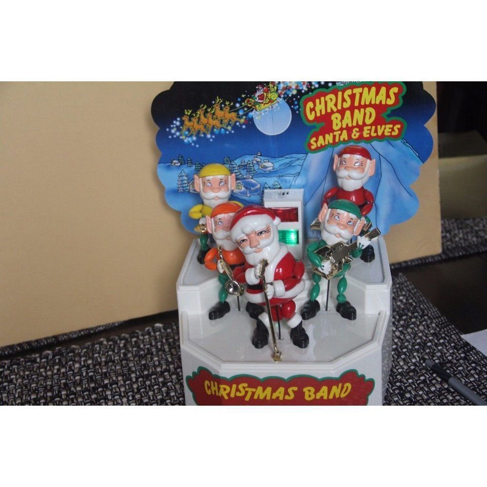 1989 vintage metro toys Christmas xmas‎ band music santa elves holiday as is